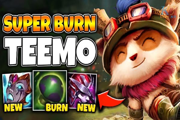 Teemo cực khó chịu với Mặt nạ đọa đày Liandry và Mũ trụ nguyền rủa