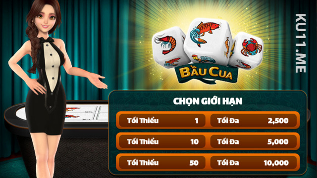 Bầu cua online không giới hạn số người chơi và số lần đặt cược