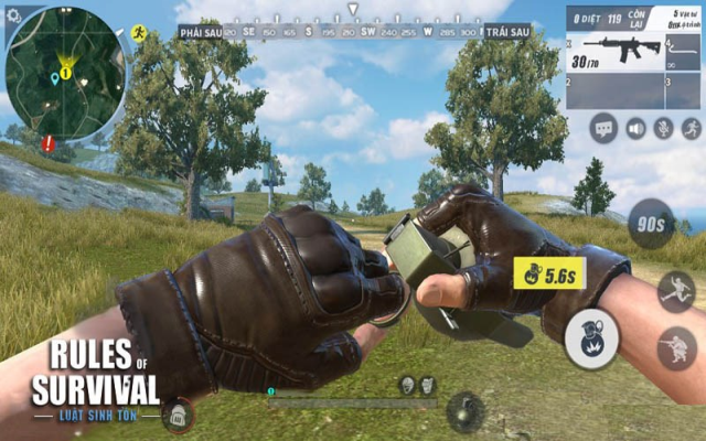 Game sinh tồn Rules of survival với đồ họa 3D đơn giản